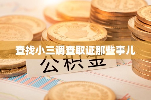 荔城查找小三调查取证那些事儿